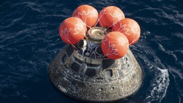 El amerizaje en paracaídas de Orion completa la misión lunar Artemis I