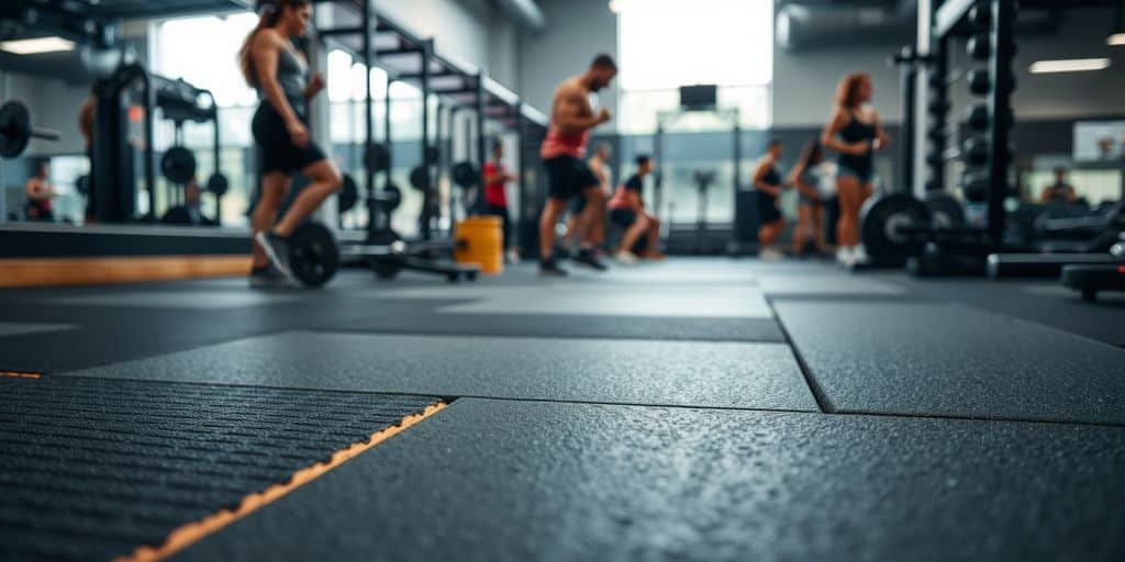 alfombra para gimnasio